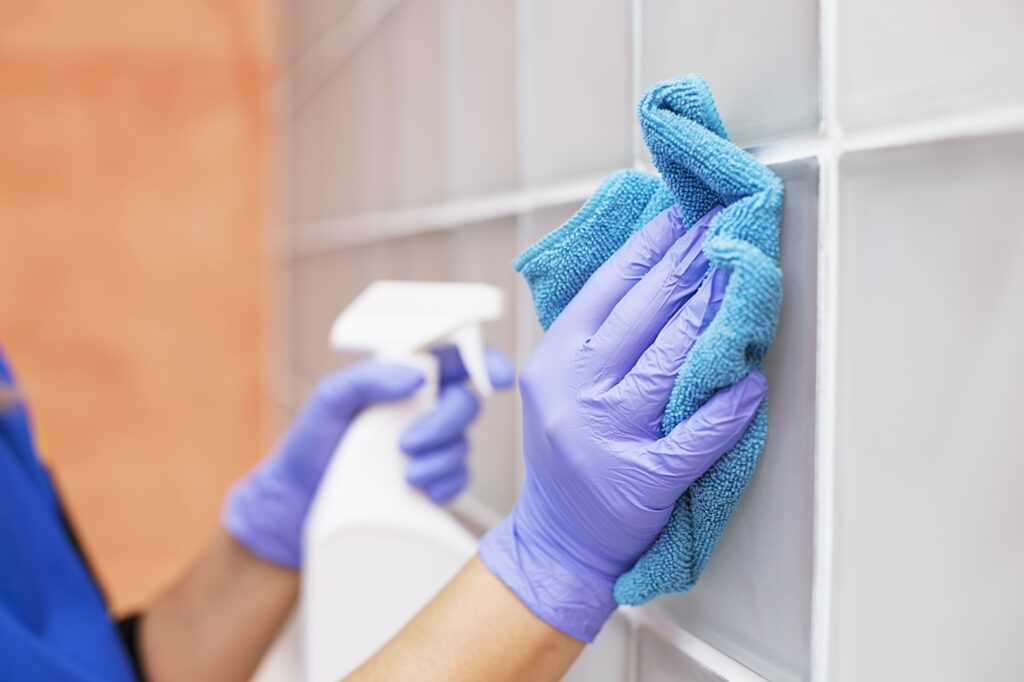 Cleaning dental office